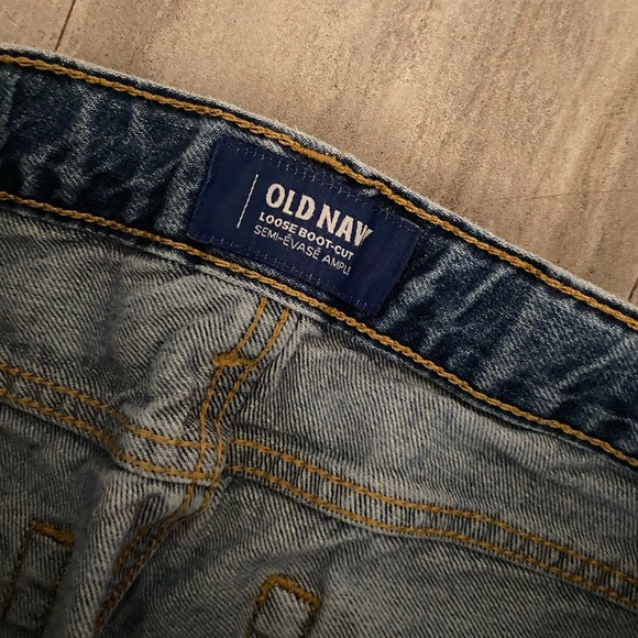 Set Lot 2 Boys 14 & Slim Jeans Old Navy Children Place Loose Bootcut - Picture 6 of 9